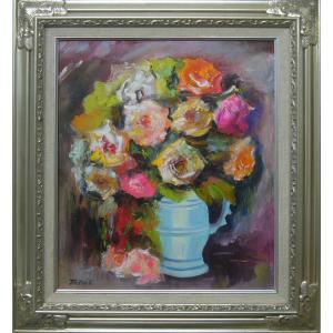 絵画 油絵 梅沢民雄 肉筆絵画 風景画 ベニス P10 送料無料 : アート