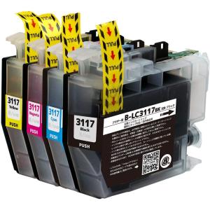 プリビオ ブラザー LC3119-4PK〔純正同様 顔料インク〕〔LC3117の大