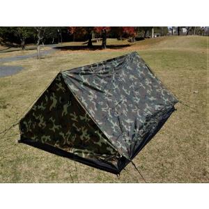オランダ軍放出1人用テント サンド・カモフラージュ パップテント系