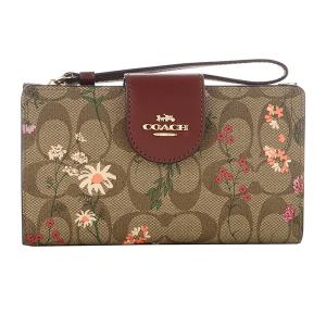 COACH（コーチ） 並行輸入 長財布 シグネチャー カラーブロック C2874