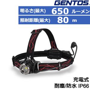 GENTOS ジェントス Gシリーズ 充電式LEDヘッドライト118RG GH118RG 代