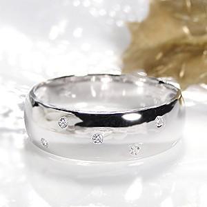 pt900 プラチナ ダイヤモンド ダイヤ 指輪 リング ドット 水玉 ポップ