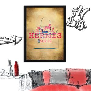 アートポスター ブランド オマージュ エルメス A3 クレイグガルシア