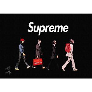Supreme（シュプリーム） Star Design 【キャンバスポスター】 A2