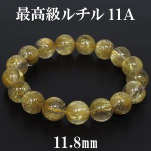 金針 ルチルクォーツ ブレスレット タイチンルチルクォーツ 9mm 19cm