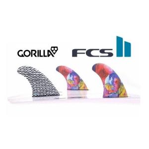 送料無料 Lサイズ 75Kg - 90Kg GORILLA FIN FCS2 PC TRI QUAD