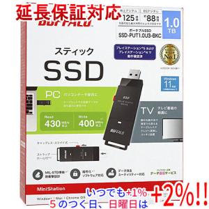 BUFFALO（バッファロー） 外付けSSD SSD-PUT1.0U3-BKC ブラック
