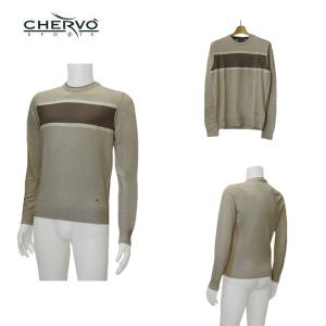 CHERVO（シェルボ） メンズ 秋冬 Vネック ニットセーター サイズ54