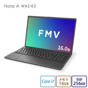 富士通 16型ノートパソコン FMV Note A FMVA76K3BK : ケーズデンキ