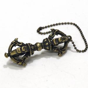 密教法具 五鈷杵 金剛杵 バジュラ 特大約20．5cm 巧上品 精緻彫り