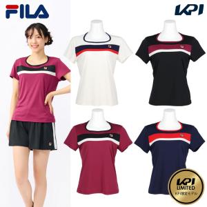 FILA（フィラ） テニスウェア レディース ゲームシャツ VL2588 2023SS