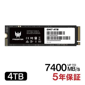 acer（エイサー） Acer Predator 4TB【3D NAND TLC】NVMe1.4 M.2 2280