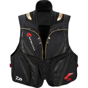 DAIWA（ダイワ） フィッシングショートベスト DV-3023 ブラック M