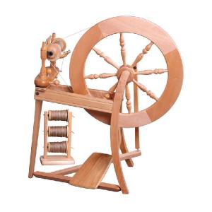 組立済 送料別途加算 トラディショナル シングルドライブ 糸車 白木