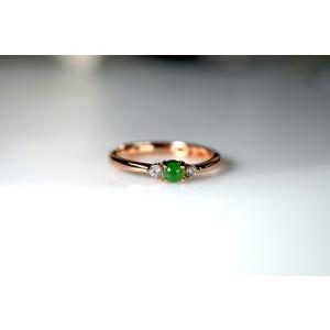 L7-100 美品 氷藍緑 16.5号 天然グアテマラ産 A貨 本翡翠 くりぬき