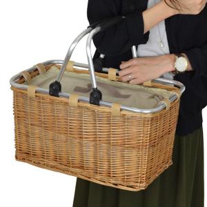 ちどり産業 バスケット かご ピクニックバスケット ショッピングバッグ