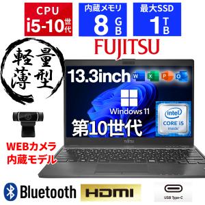 富士通（FUJITSU） ノートパソコン 新品 同様 SSD Blu-ray 15.6型