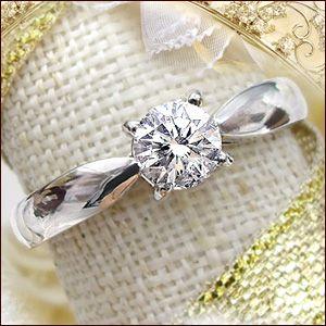 ダイヤモンドリング 大特価 pt900 pt950 0.5ct 一粒リング『drop』4本