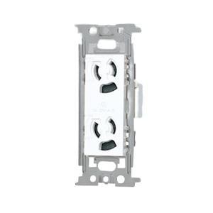 東芝ライテック 抜け止め接地ダブルコンセント NDG2322E(WW