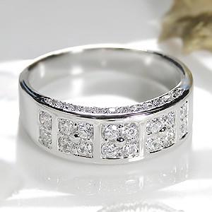 pt900 ダイヤモンド ハーフエタニティ リング 指輪 プラチナ ダイヤ