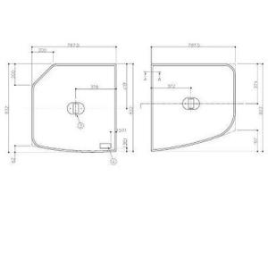 TOTO お風呂のふた 風呂ふた 組み合わせ式 組みふた AFKKS80041RSAA21W