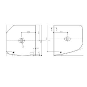 TOTO 送料無料 お風呂のふた 風呂ふた 2枚割りフタ HA165FW ラクかる2