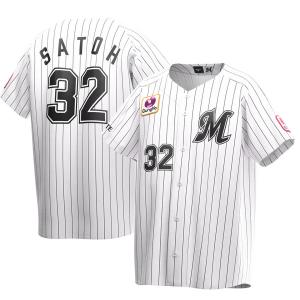 MIZUNO（ミズノ） 千葉ロッテマリーンズ グッズ ユニフォーム 佐藤 都