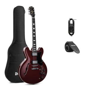 Donner ドナー DJP-1000 Black (ブラック) エレキギター セミアコ
