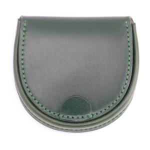 馬蹄型コインケース 小銭入れ ブラウン色 コードバン ハンドメイド