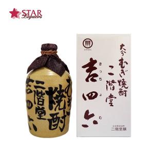 吉四六 二階堂酒造 麦焼酎 壺（陶器・つぼ・1.8L） 1800ml : お酒とお