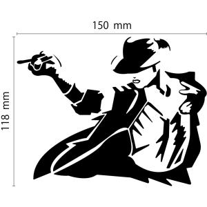 マイケル・ジャクソン 2 カッティングステッカー : STECARS Design lab