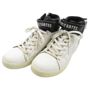 PEARLY GATES（パーリーゲイツ） シューズ 「PEARLY GATES」ロゴ×花柄