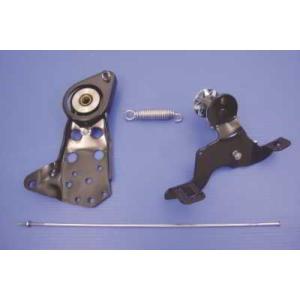 黒 クロス ミラー アイアンクロス マルチーズ 汎用 チョッパーミラー