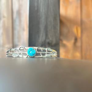 ターコイズバングル ナバホ インディアンジュエリー/ネイティブ