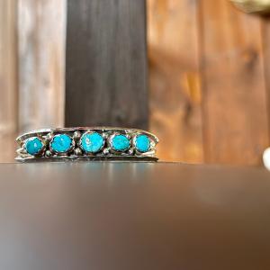 ターコイズバングル ナバホ インディアンジュエリー/ネイティブ