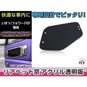 いすゞ ISUZU 07フォワード ファイブスターギガ 安全窓 スモーク 透明