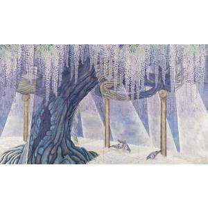 日本画 原画 宍道湖荘厳 （M150）227．3×145．4 仮額付