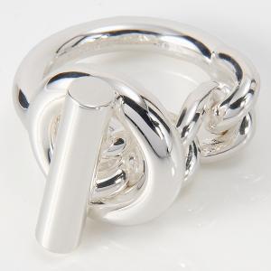 HERMES（エルメス） ターボ リング 指輪 メタル シルバー #60 日本