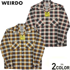 WEIRDO（ウィアード） ストライプ スモールカラーボタンダウンシャツ