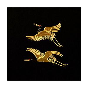 メール便発送可｜金沢□金蒔絵シール□鶴（つる） : 和楽雑貨 - 通販