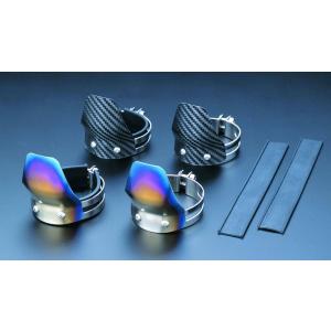 バイクパーツ 外装 ケイファクトリー フロントフォークガード チタン