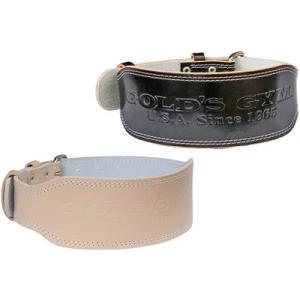 ゴールドジム（GOLD'S GYM） プロレザーベルト Lサイズ G3324