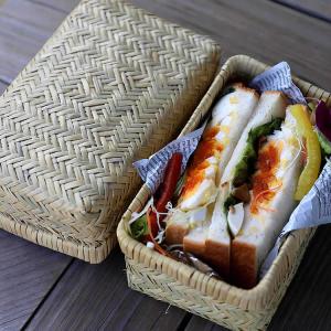 岩手県二戸 鳥越竹細工 スズ竹(篠竹) 弁当箱 四角形 : おまめ - 通販