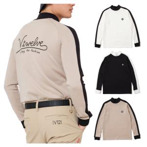 V12（ヴィ・トゥエルヴ） ゴルフ ハイネックシャツ メンズ モック