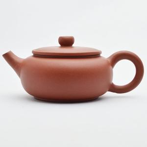 宜興紫砂壺・西施壺160ml（閻明奉・濃茶）紫泥茶壺 急須 : 天香茶行