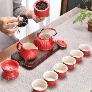 煎茶道具 煎茶器 煎茶器セット 萩焼 粉引 椿秀窯 湯のみ 5客 宝瓶 急須