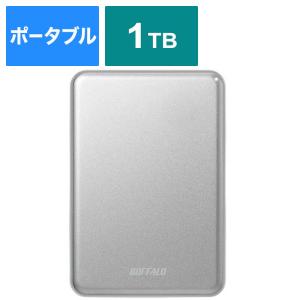 BUFFALO（バッファロー） 外付けHDD ブラック [ポータブル型 /2TB] HD