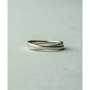 ete（エテ） 指輪 リング 「シェア」 ブラックダイヤモンド クロス