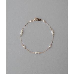 ete（エテ） ブレスレット 「レイヤード」 K10YG パール ステーション