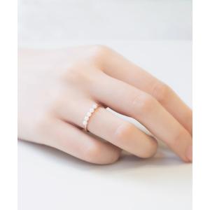 ete（エテ） 指輪 リング 「レイヤード」 K10YG パール リング